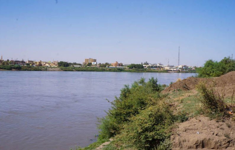 Confluence of the Blue and White Nile, Khartoum, Sudan